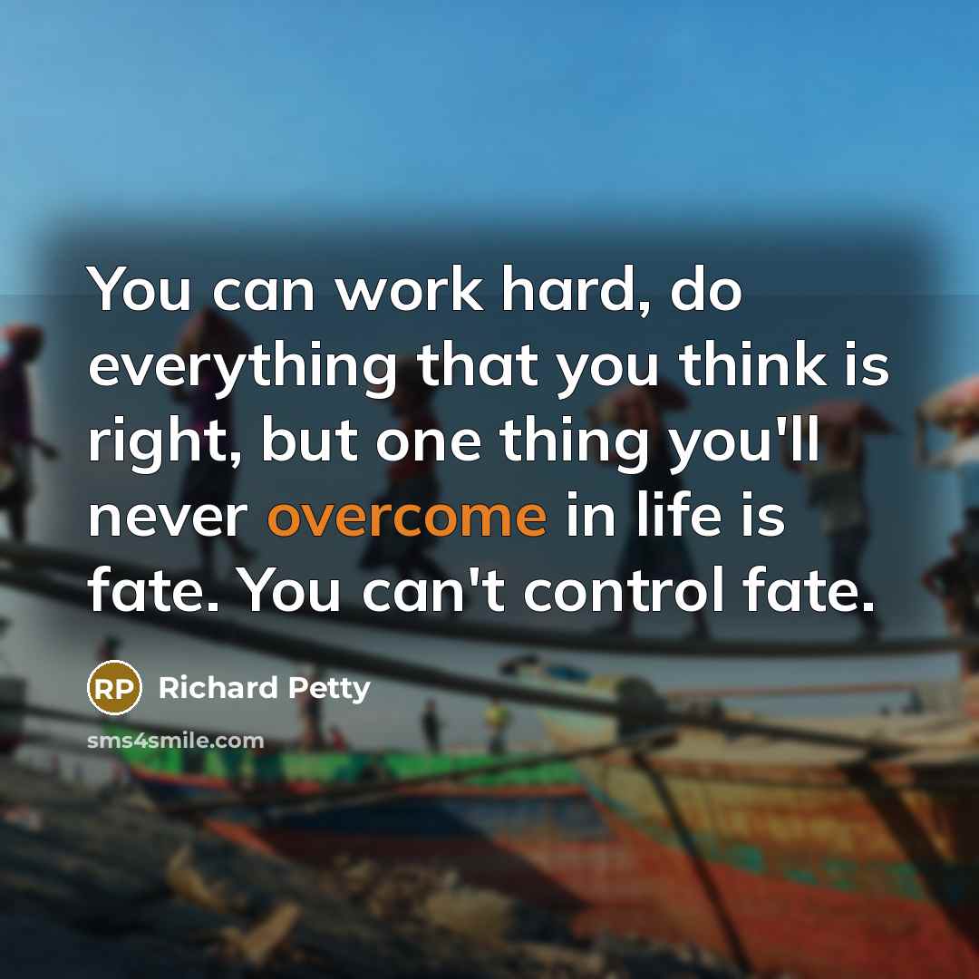 “You can work hard, do everything that you think is…” quote by Richard Petty