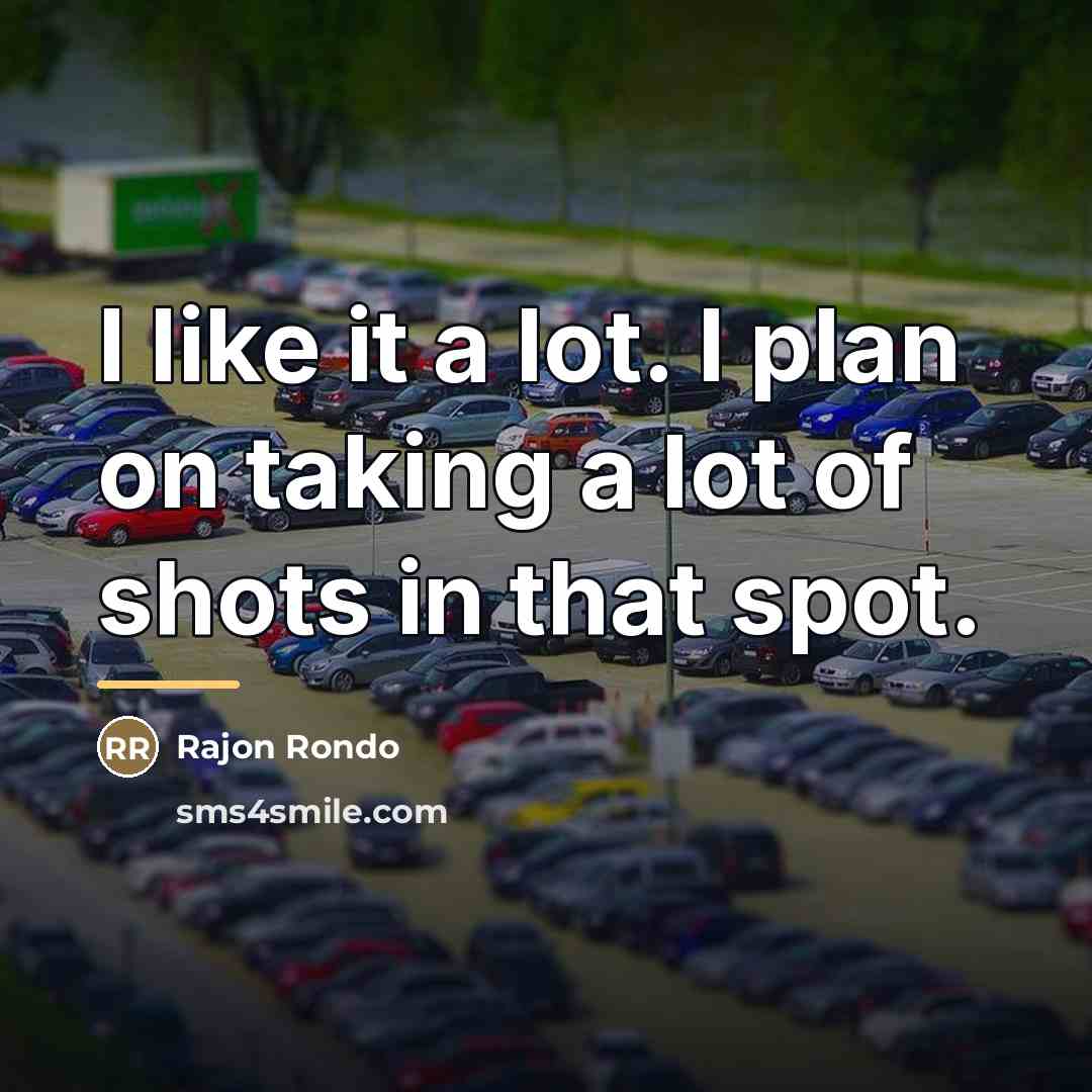 “I like it a lot. I plan on taking a…” quote by Rajon Rondo