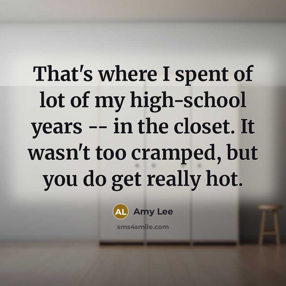 “That's where I spent of lot of my high-school years…” quote by Amy Lee
