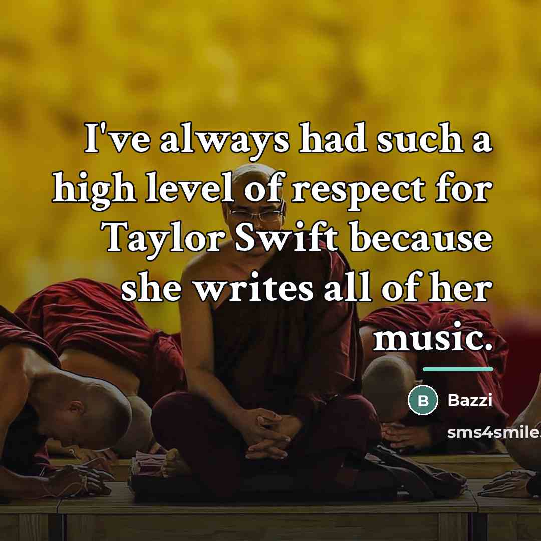 “I've always had such a high level of respect for…” quote by Bazzi
