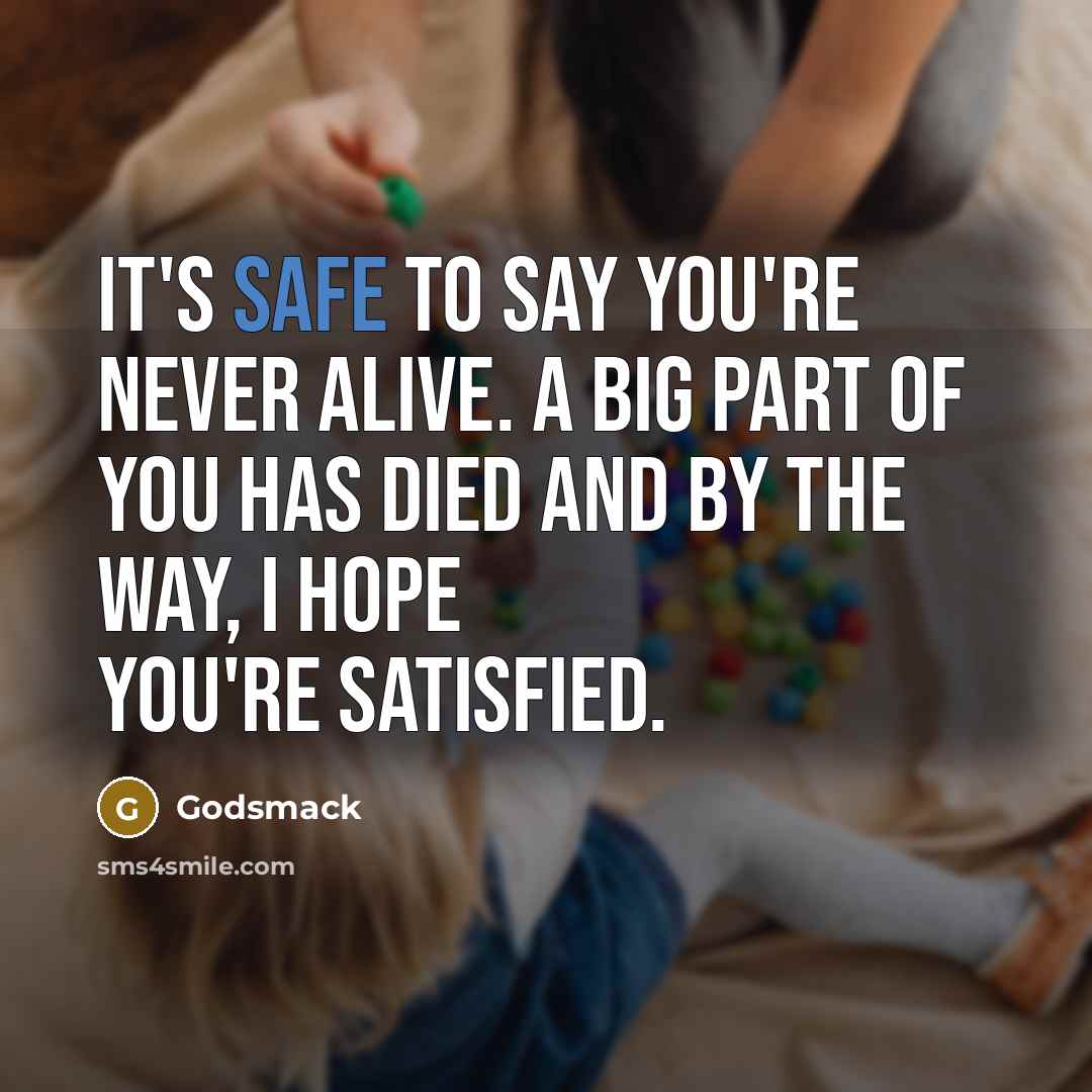 “It's safe to say you're never alive. A big part…” quote by Godsmack
