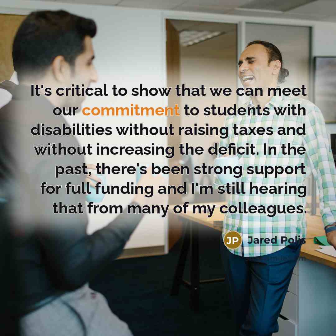 “It's critical to show that we can meet our commitment…” quote by Jared Polis
