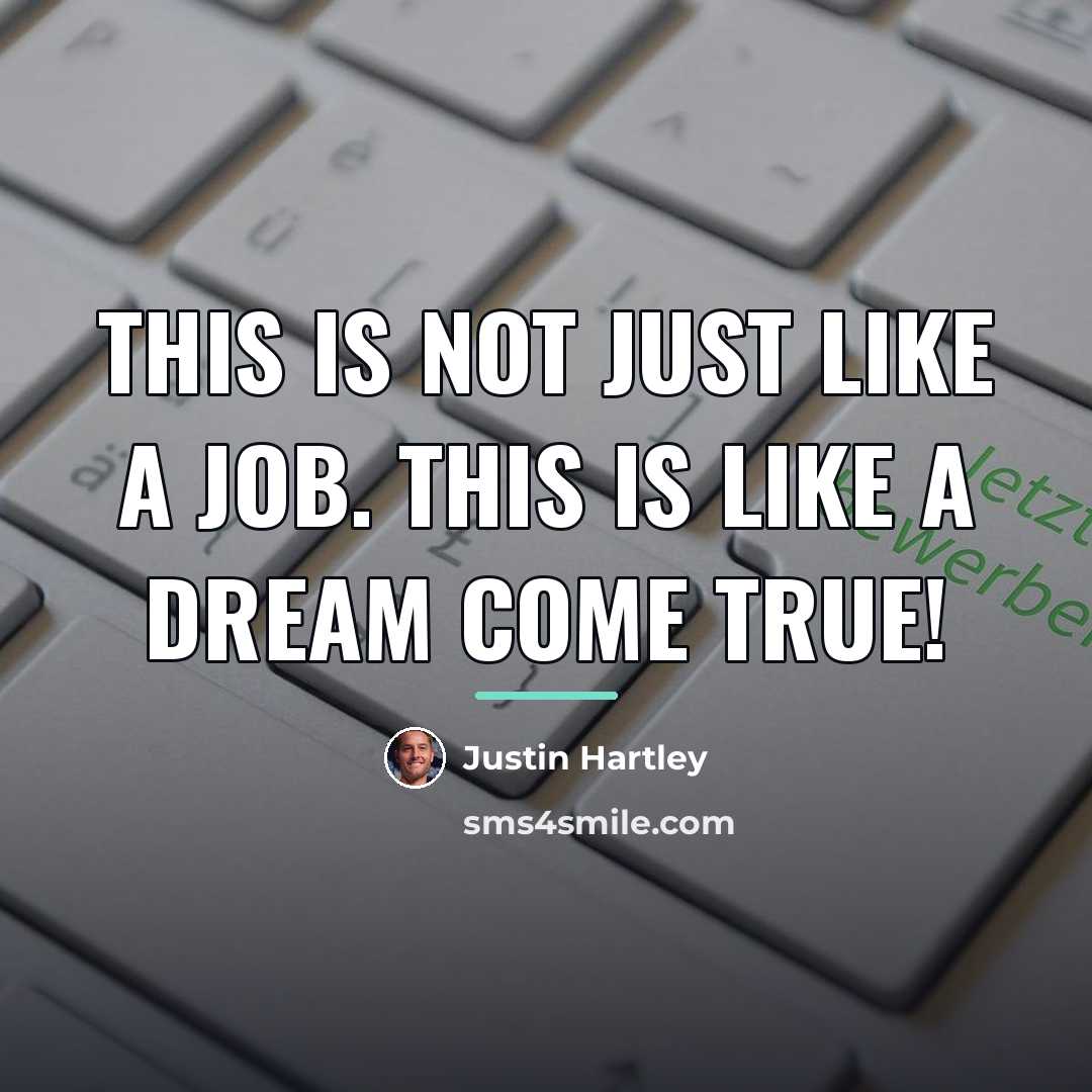 “This is not just like a job. This is like…” quote by Justin Hartley