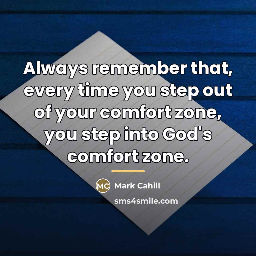 “Always remember that, every time you step out of your…” quote by Mark Cahill
