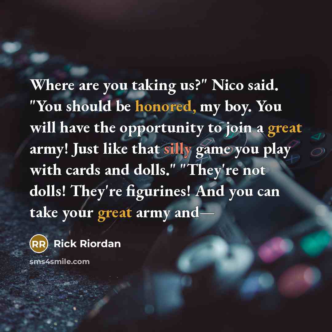“Where are you taking us?" Nico said. "You should be…” quote by Rick Riordan