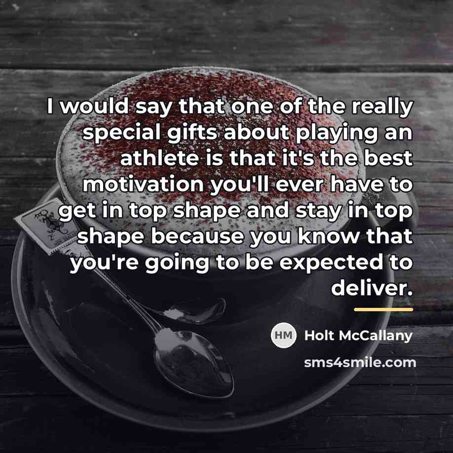 “I would say that one of the really special gifts…” quote by Holt McCallany