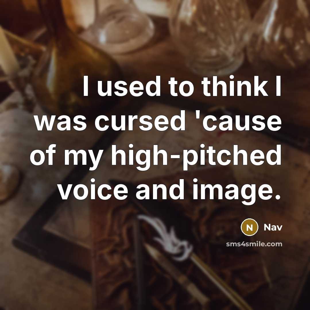 “I used to think I was cursed 'cause of my…” quote by Nav