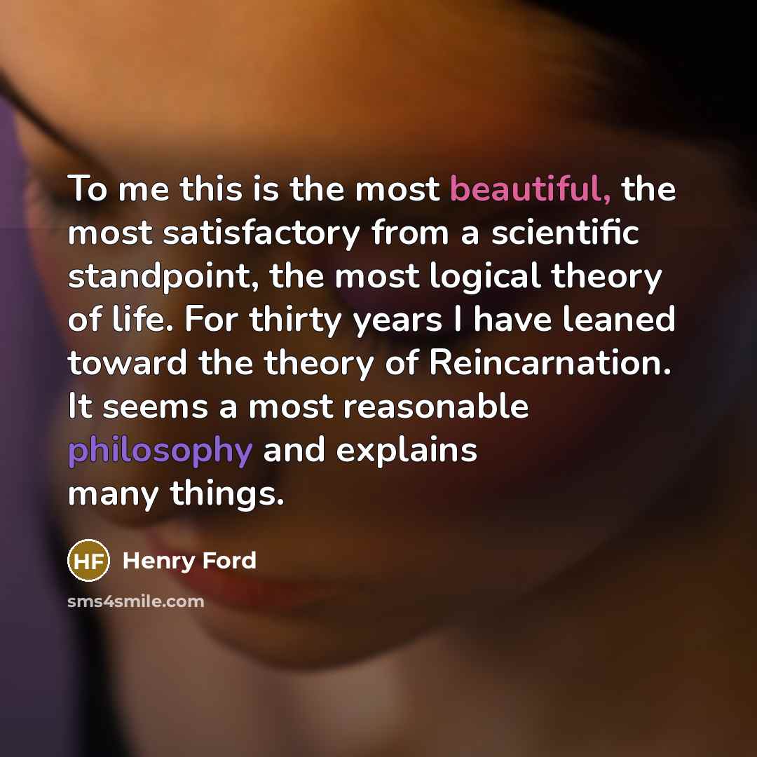 “To me this is the most beautiful, the most satisfactory…” quote by Henry Ford