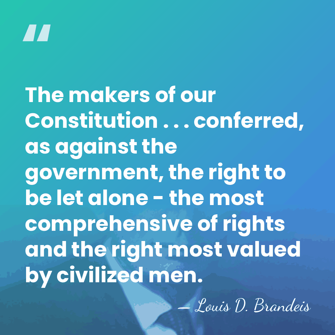 The makers of our Constitution . . . conferred, as against the&hellip; - Louis D. Brandeis