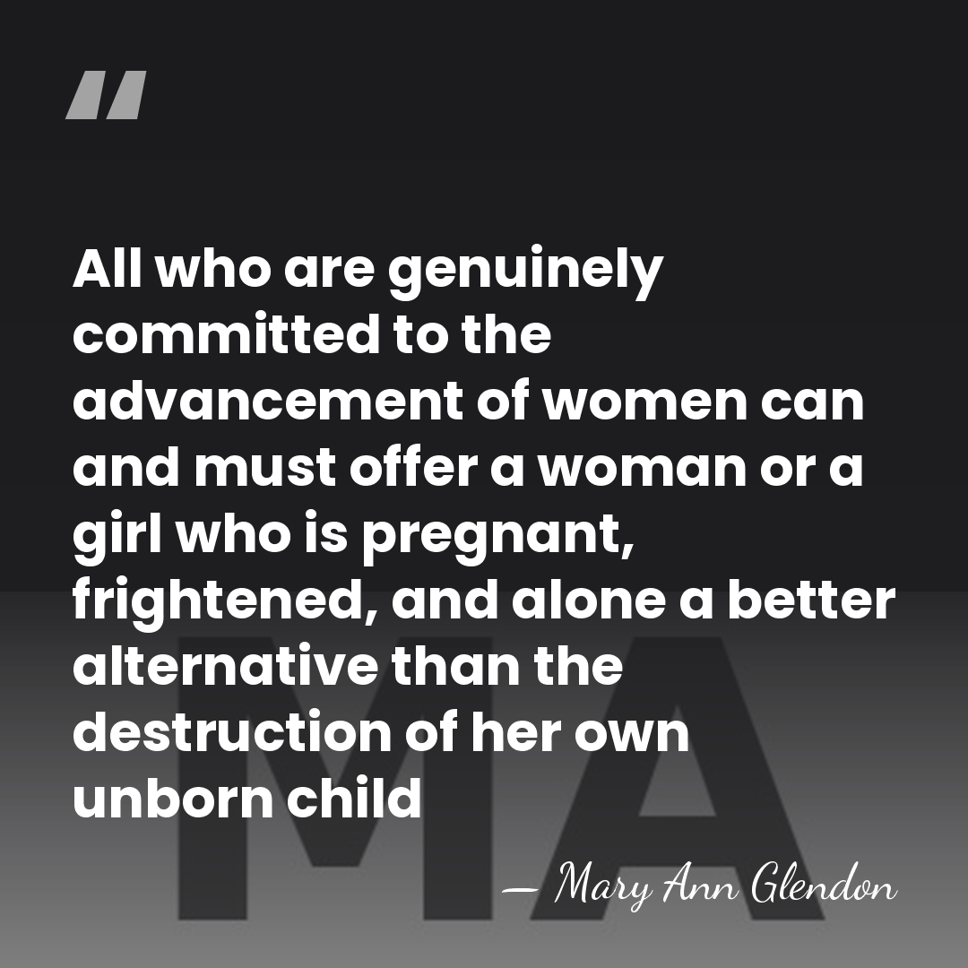 All who are genuinely committed to the advancement of women can and&hellip; - Mary Ann Glendon