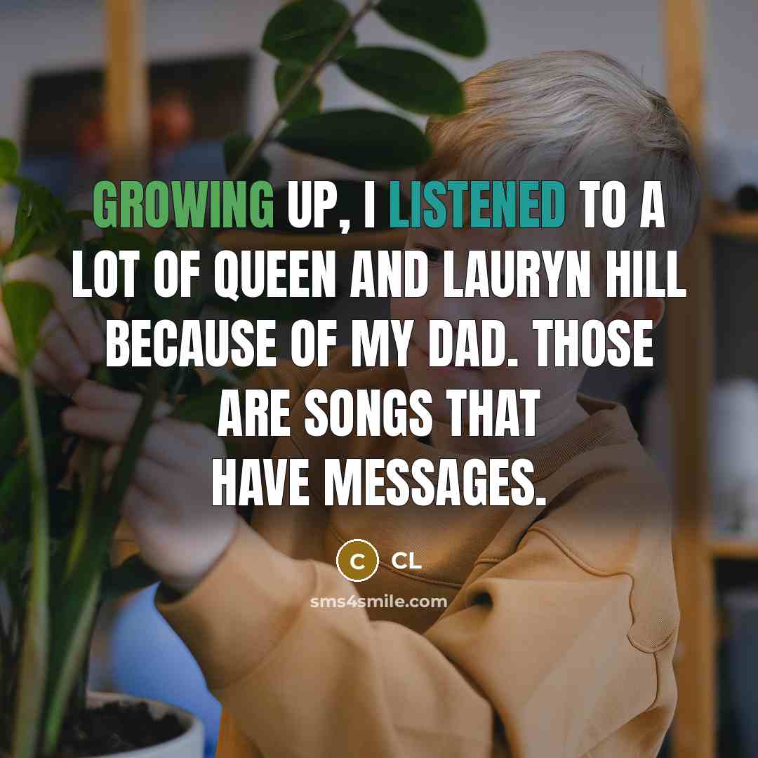 “Growing up, I listened to a lot of Queen and…” quote by CL
