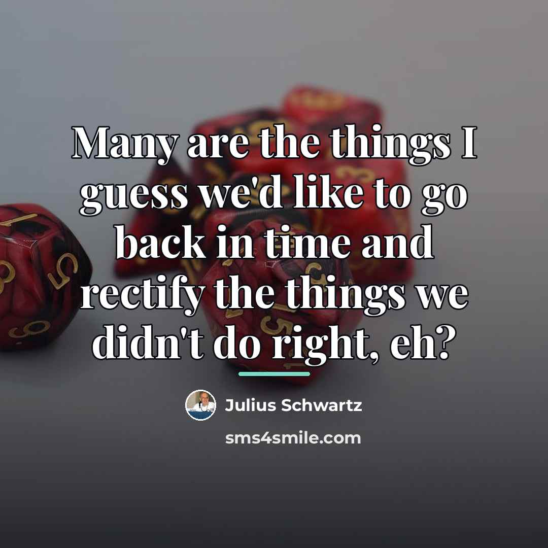 “Many are the things I guess we'd like to go…” quote by Julius Schwartz