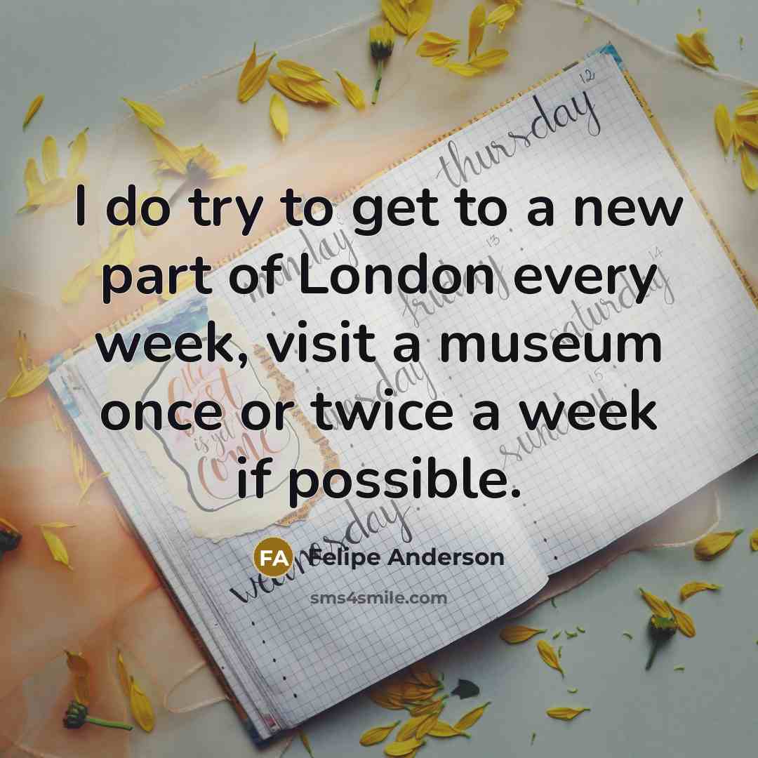 “I do try to get to a new part of…” quote by Felipe Anderson