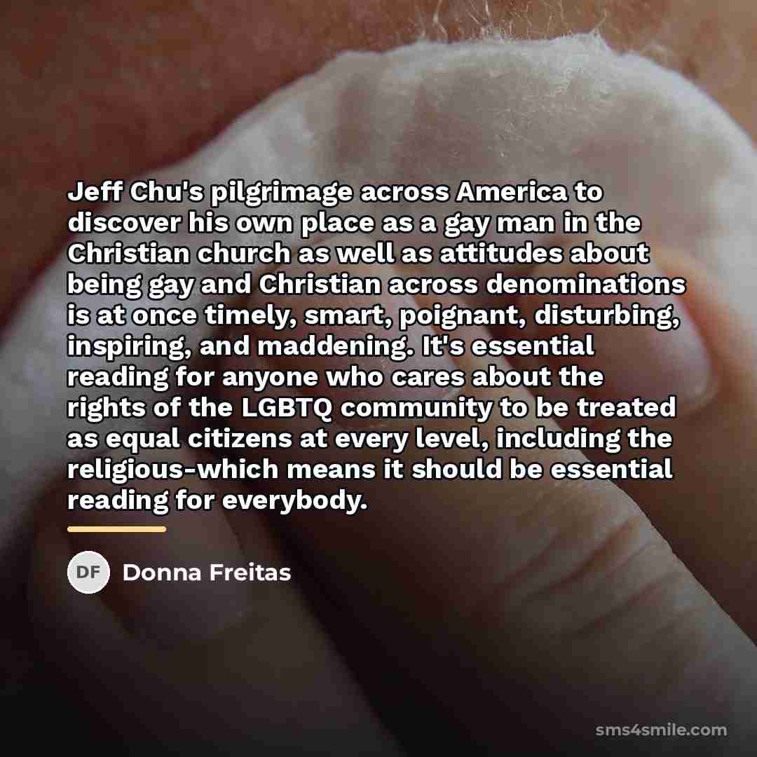 “Jeff Chu's pilgrimage across America to discover his own place…” quote by Donna Freitas