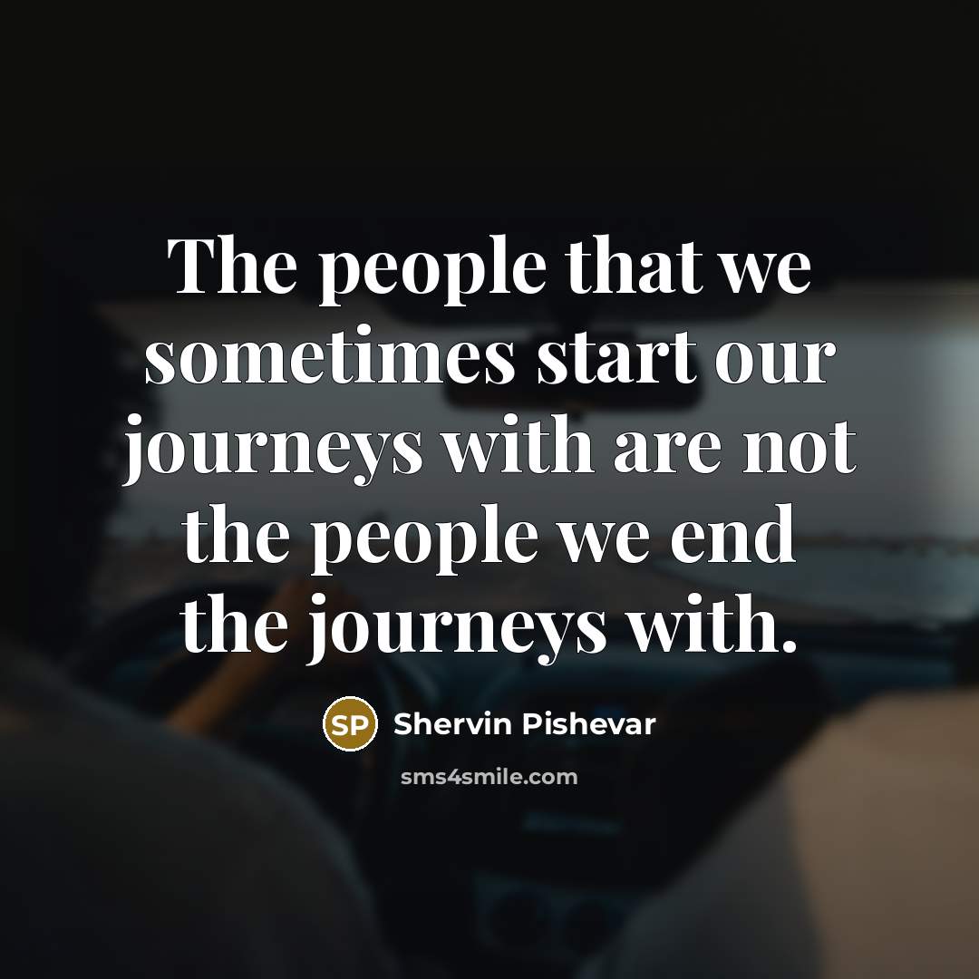 “The people that we sometimes start our journeys with are…” quote by Shervin Pishevar