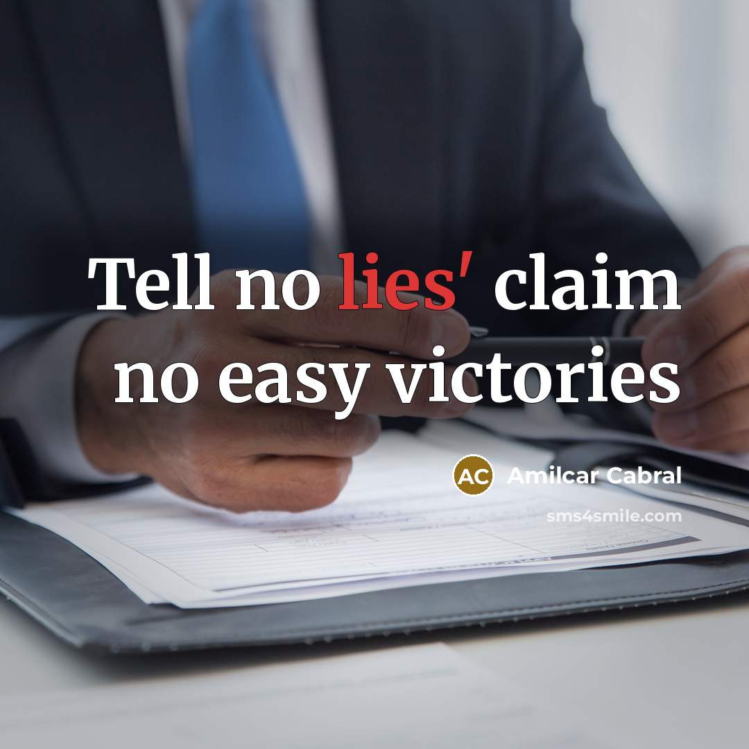 “Tell no lies' claim no easy victories…” quote by Amilcar Cabral