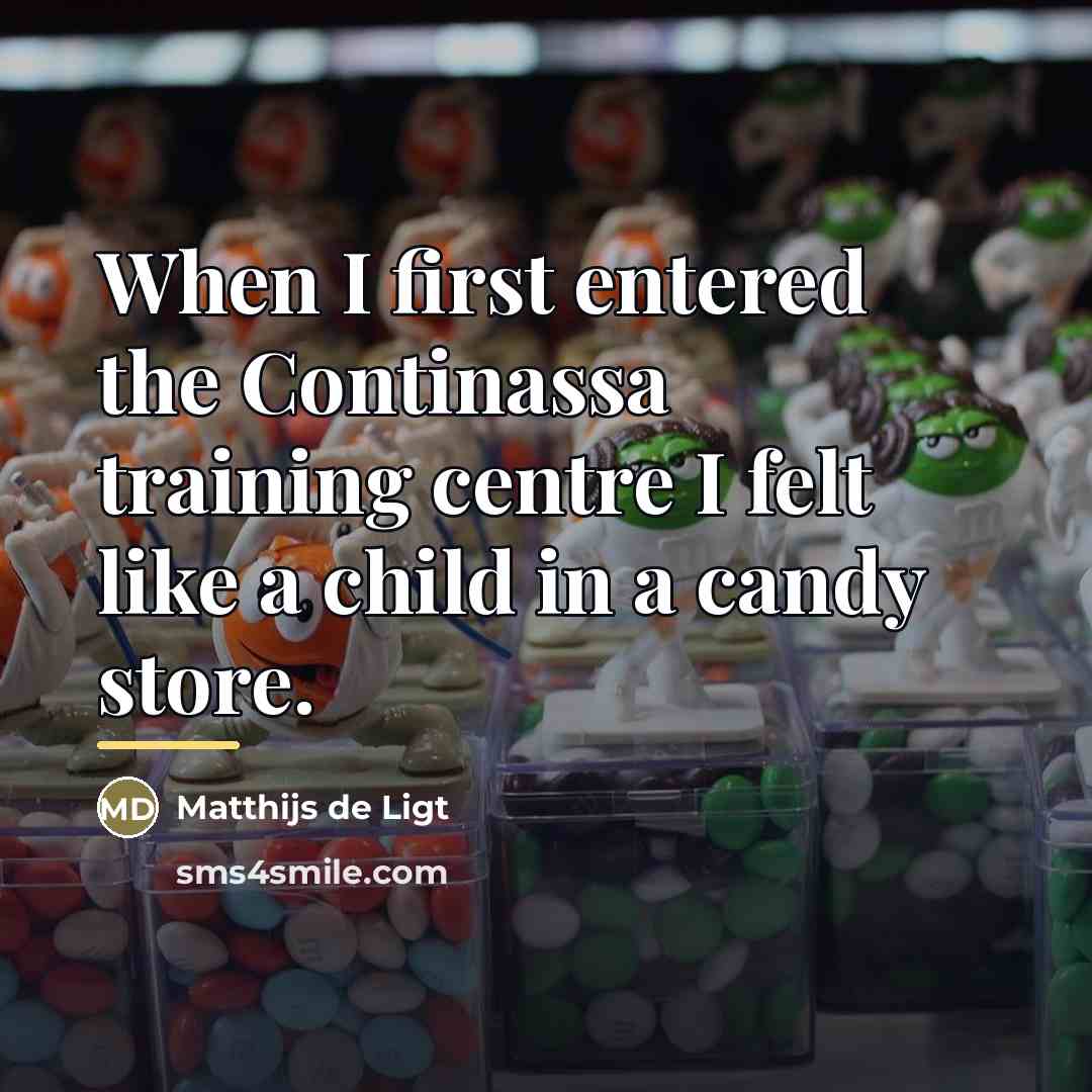 “When I first entered the Continassa training centre I felt…” quote by Matthijs de Ligt