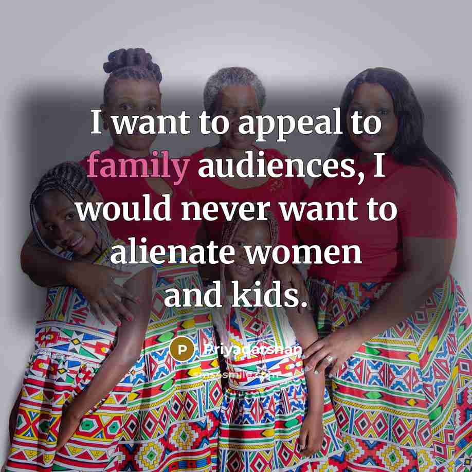 “I want to appeal to family audiences, I would never…” quote by Priyadarshan