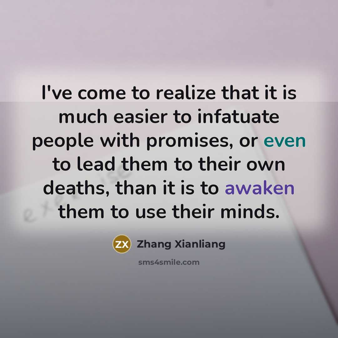 “I've come to realize that it is much easier to…” quote by Zhang Xianliang