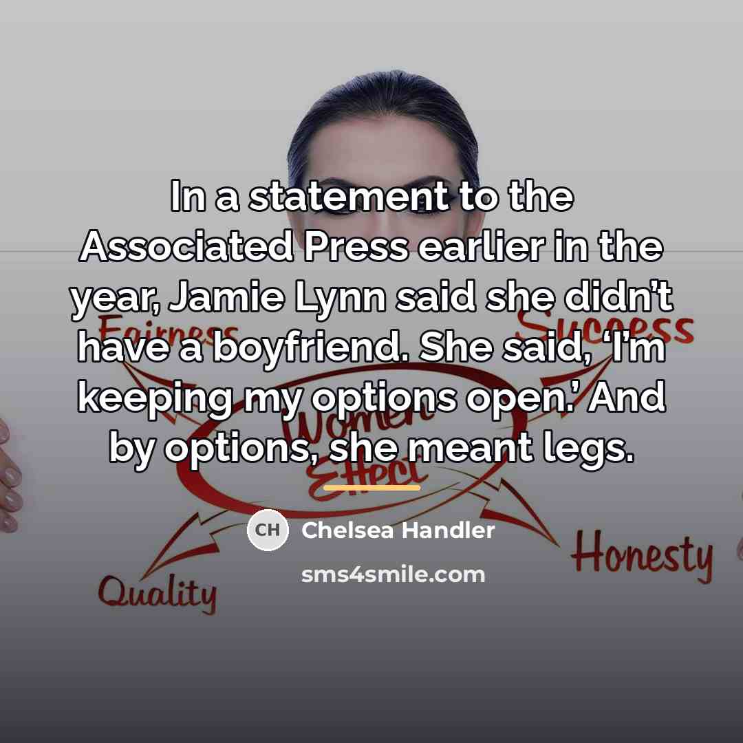“In a statement to the Associated Press earlier in the…” quote by Chelsea Handler