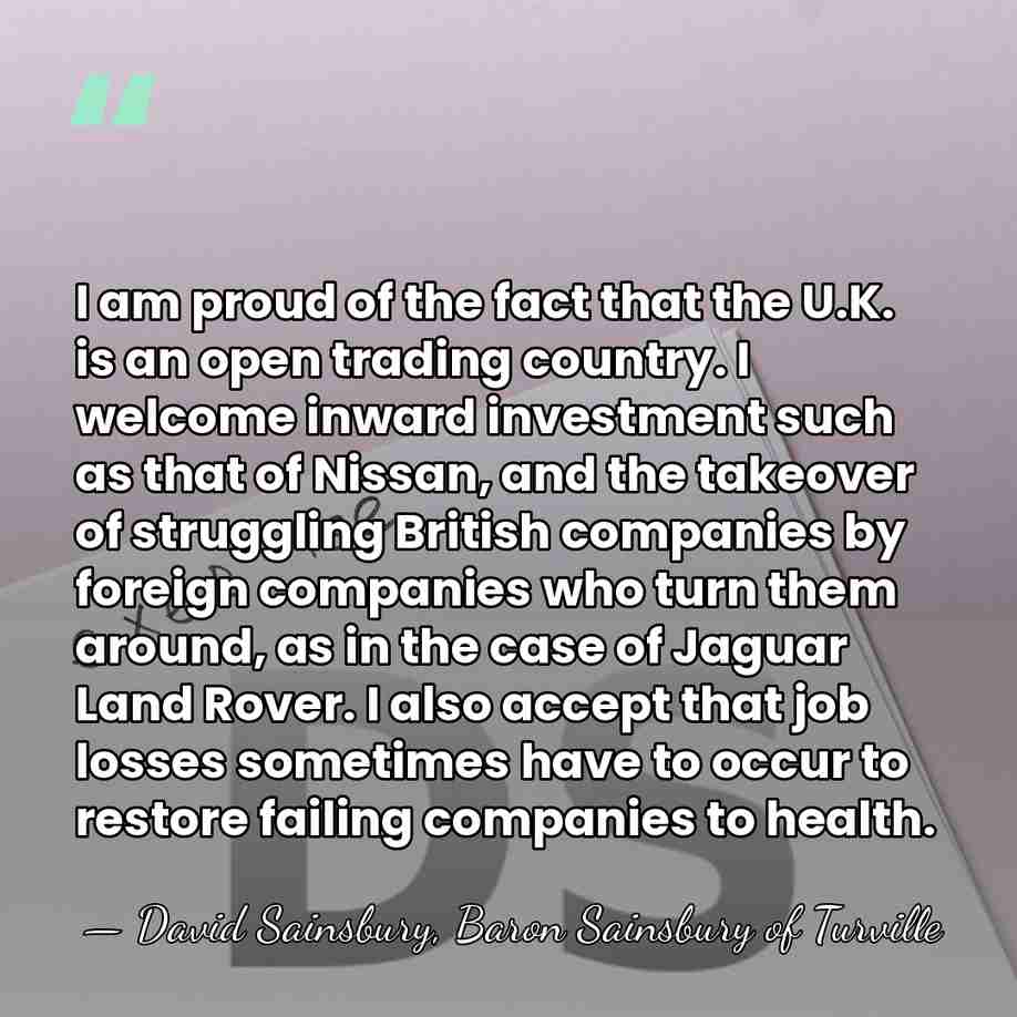 I am proud of the fact that the U.K. is an open&hellip; - David Sainsbury, Baron Sainsbury of Turville