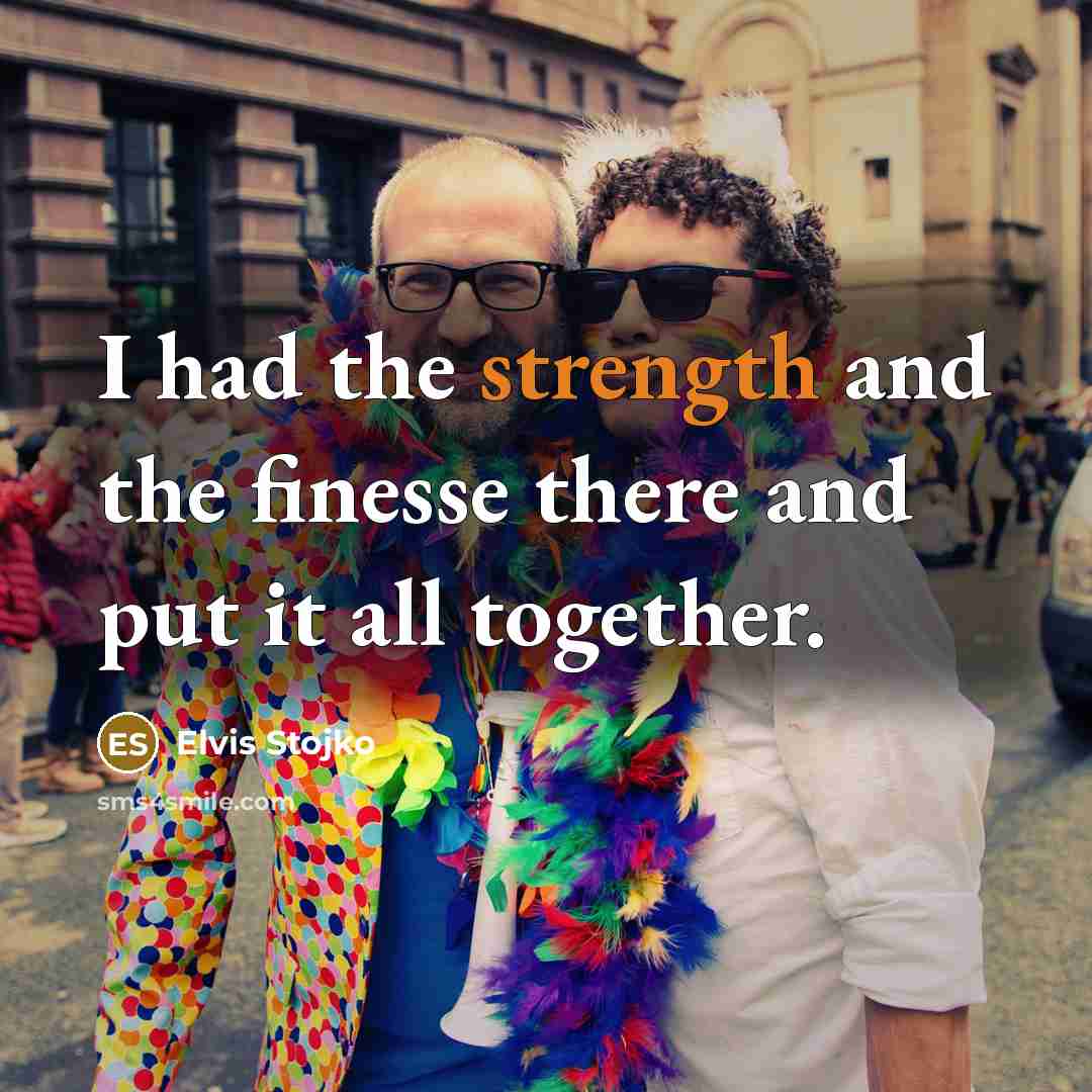 “I had the strength and the finesse there and put…” quote by Elvis Stojko