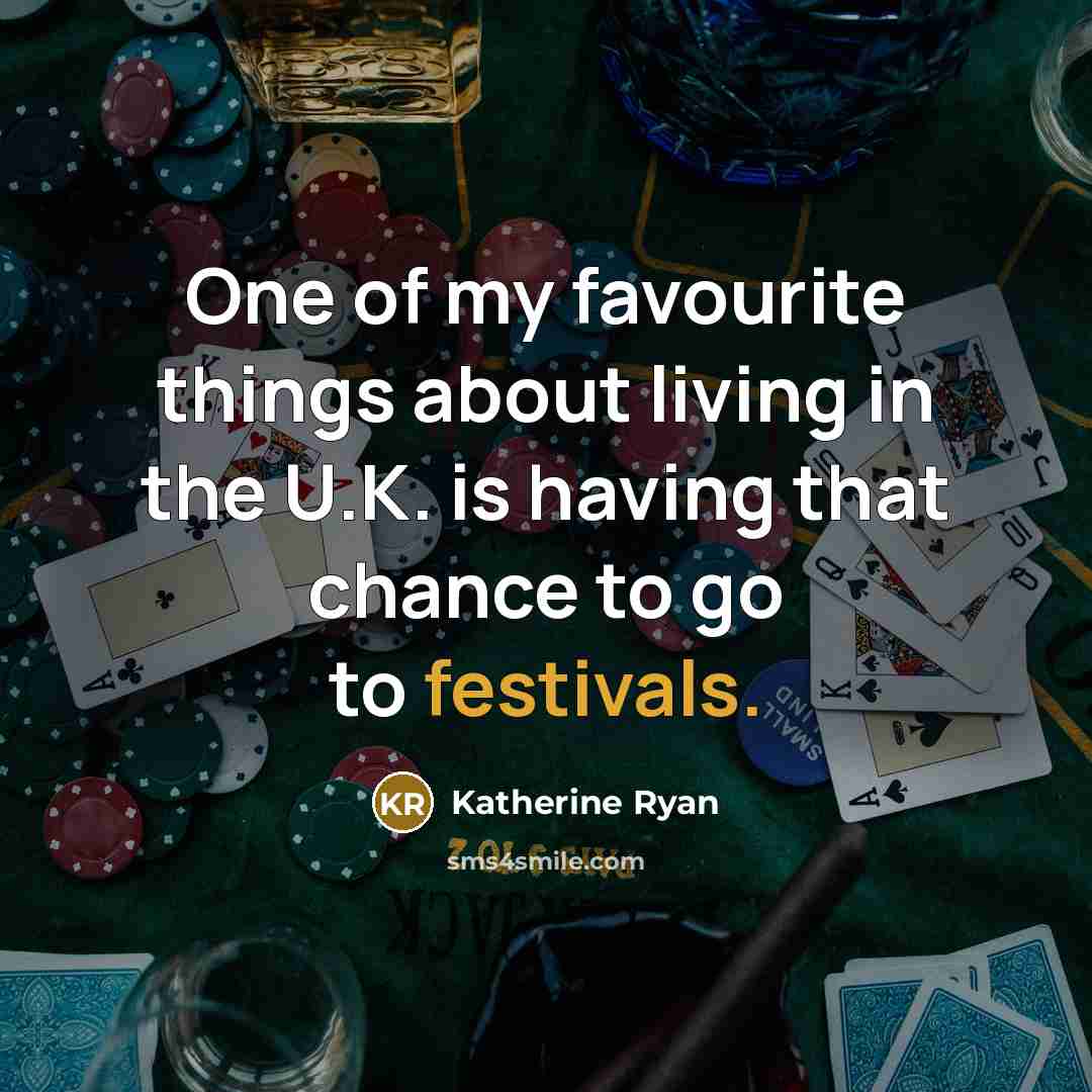 “One of my favourite things about living in the U.K.…” quote by Katherine Ryan
