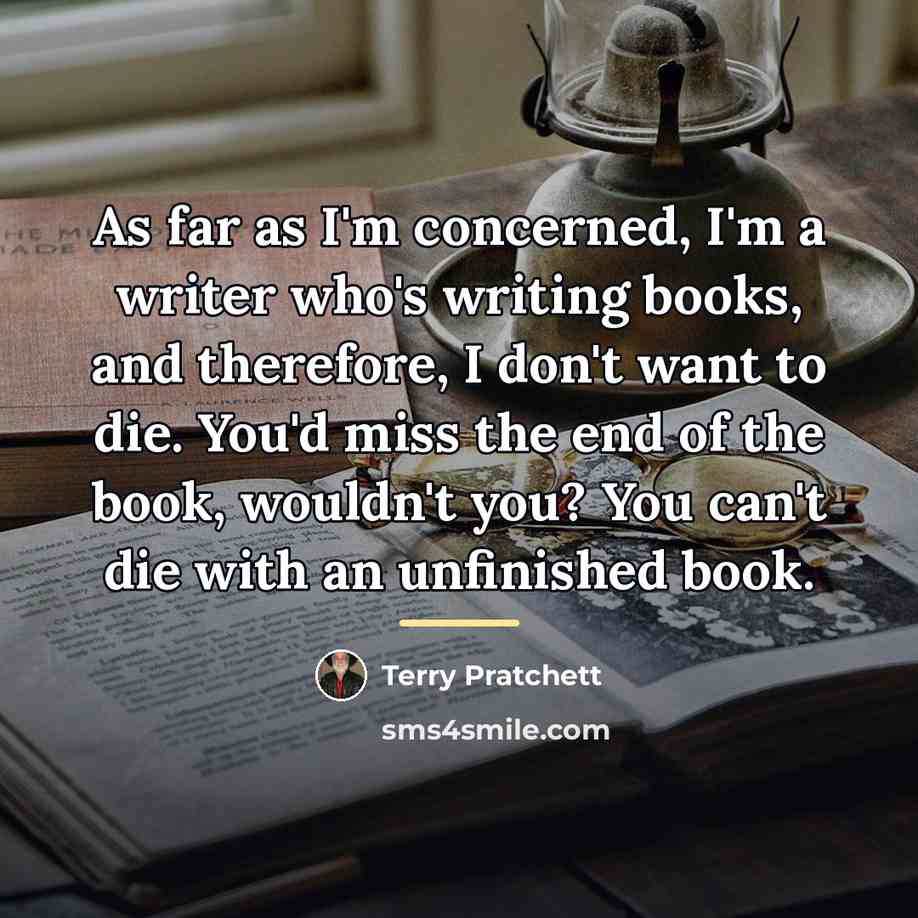 “As far as I'm concerned, I'm a writer who's writing…” quote by Terry Pratchett