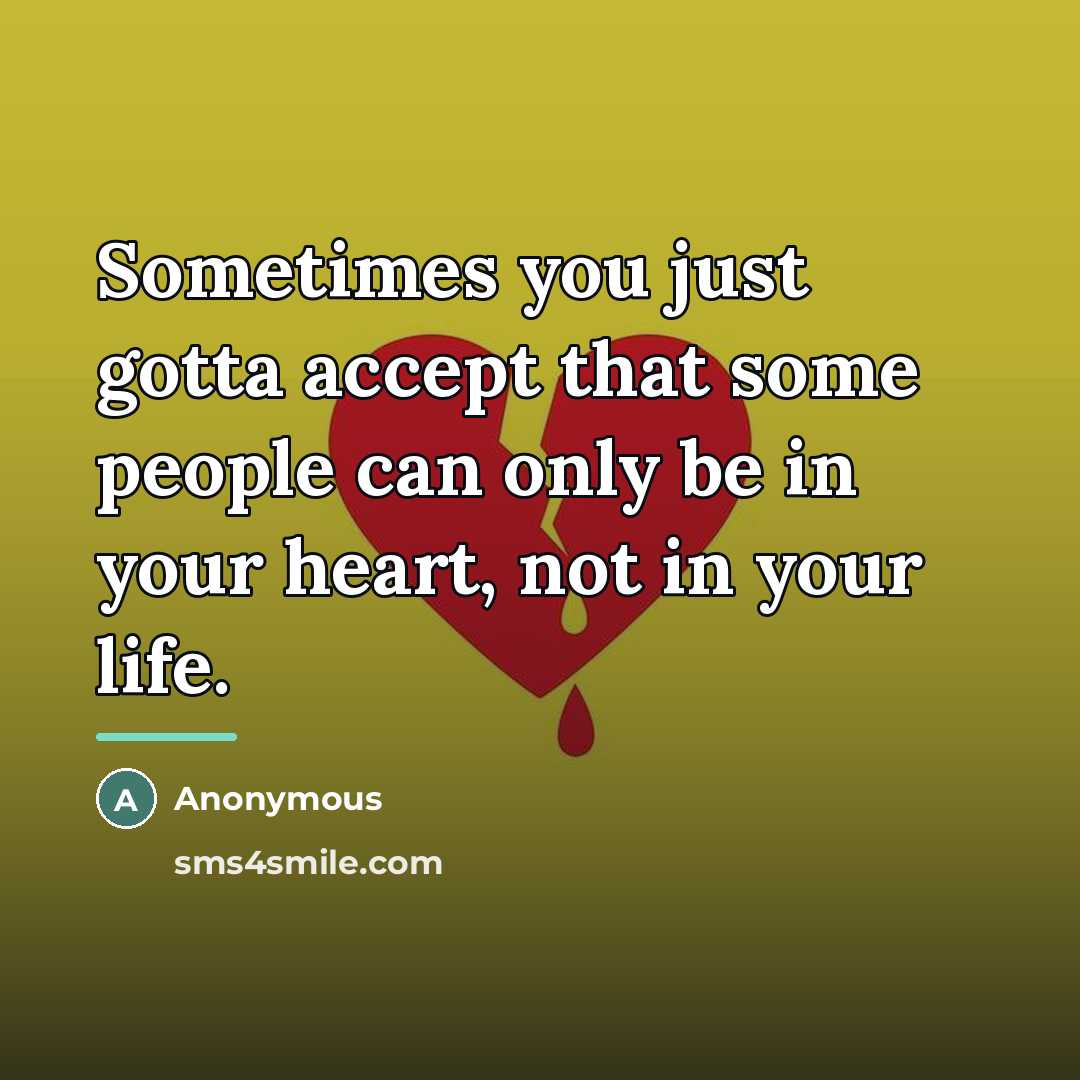 “Sometimes you just gotta accept that some people can only…” quote by Anonymous