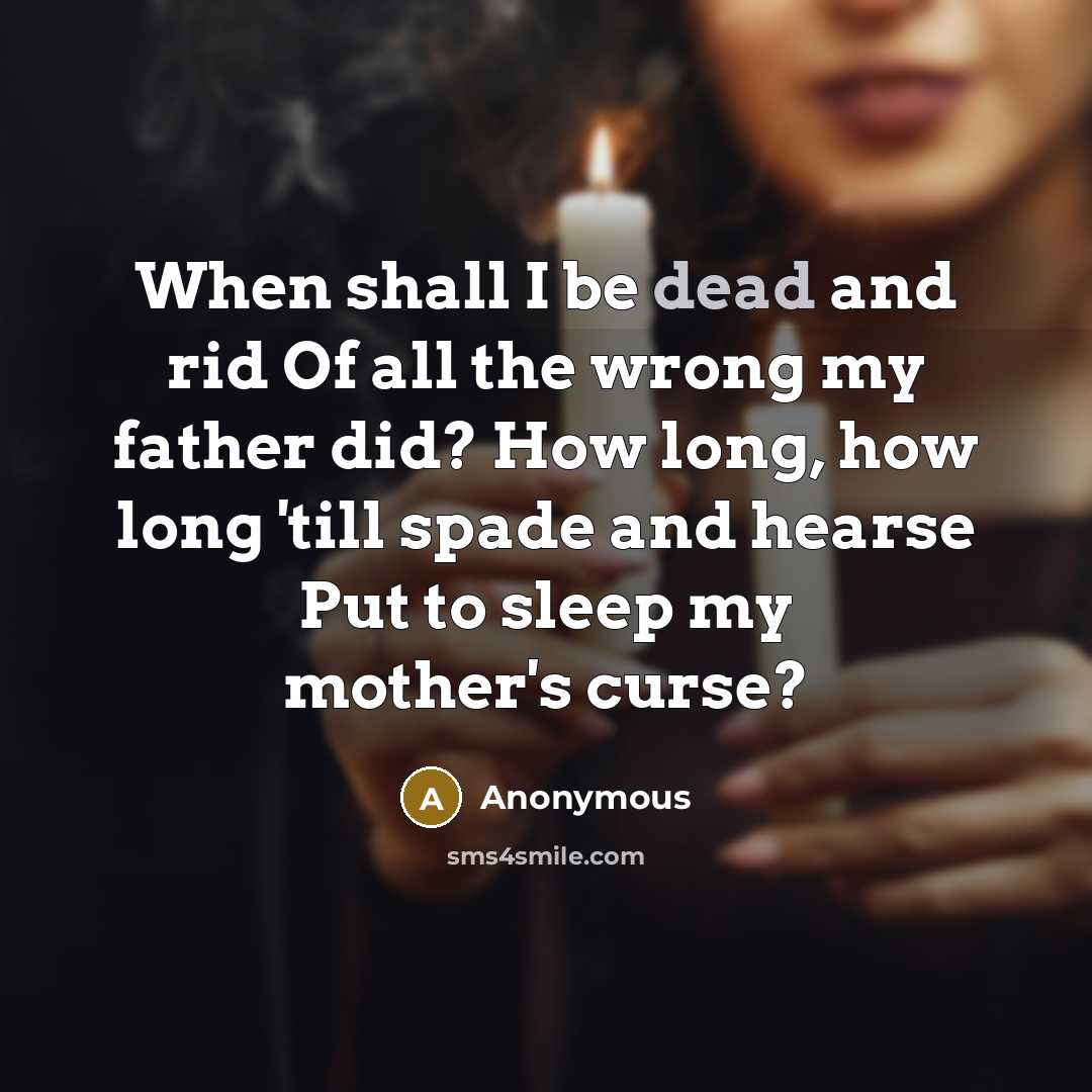 “When shall I be dead and rid Of all the…” quote by Anonymous