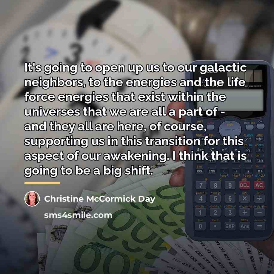 “It's going to open up us to our galactic neighbors,…” quote by Christine McCormick Day
