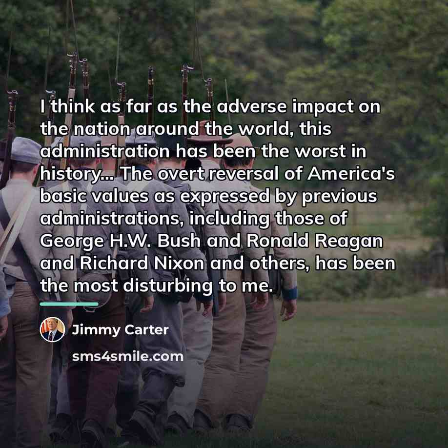 “I think as far as the adverse impact on the…” quote by Jimmy Carter