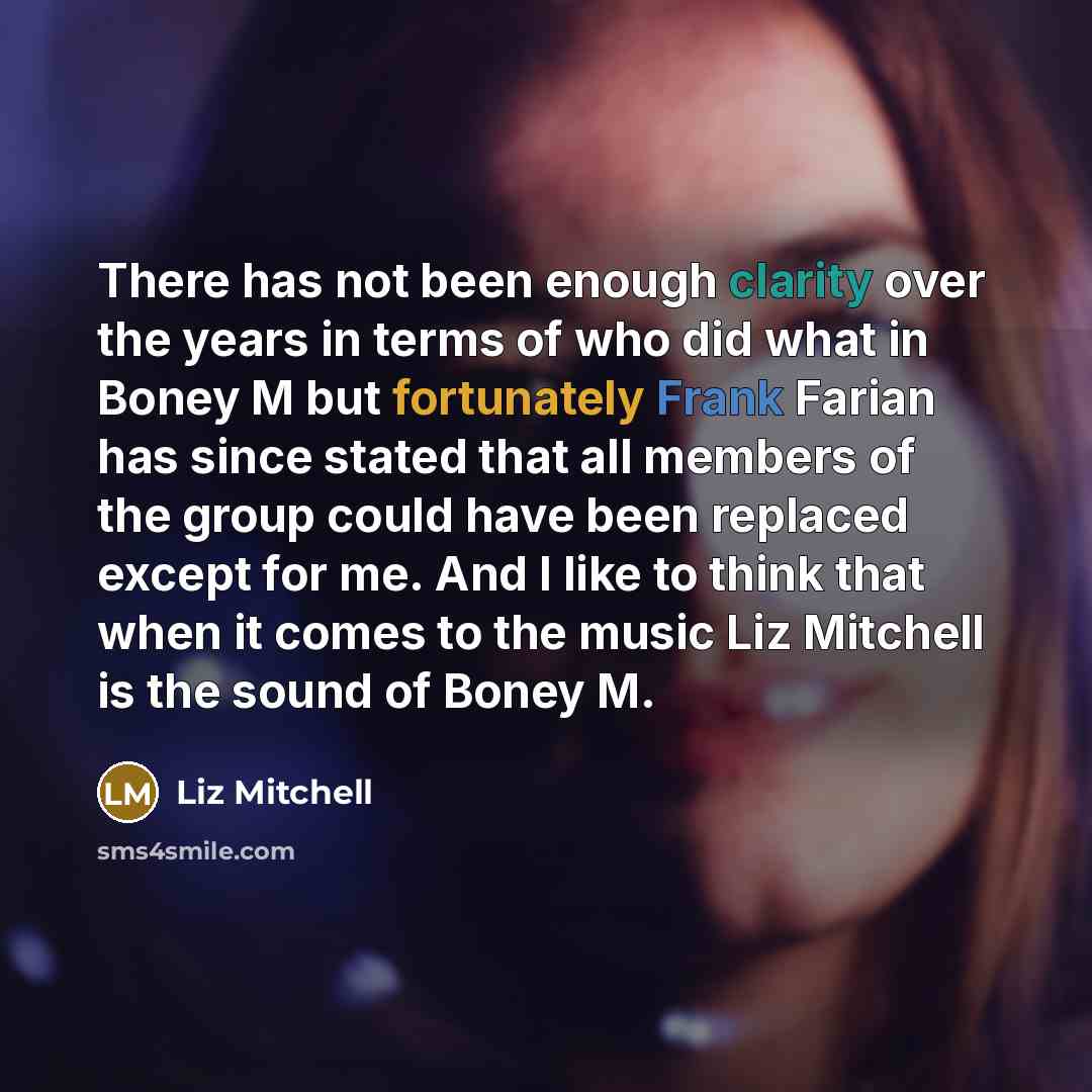 “There has not been enough clarity over the years in…” quote by Liz Mitchell