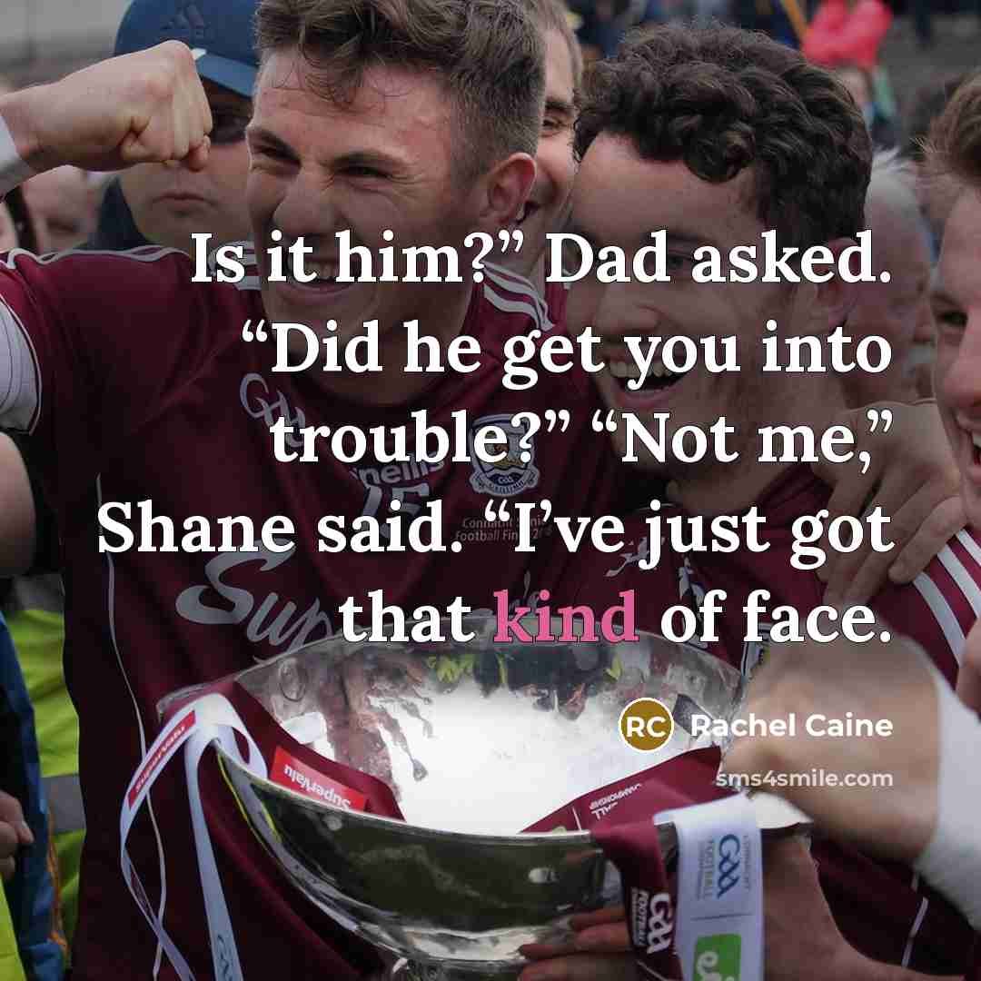 “Is it him?” Dad asked. “Did he get you into…” quote by Rachel Caine