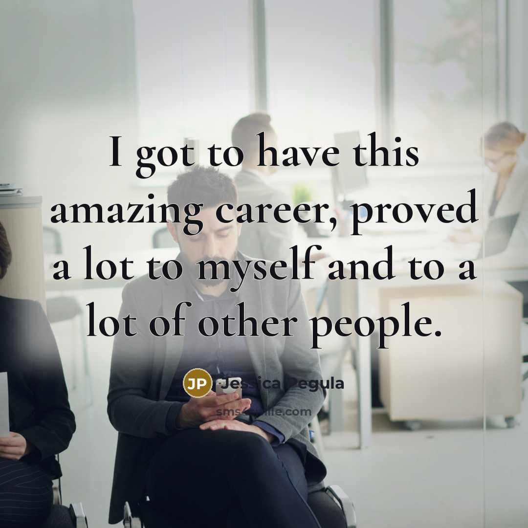 “I got to have this amazing career, proved a lot…” quote by Jessica Pegula