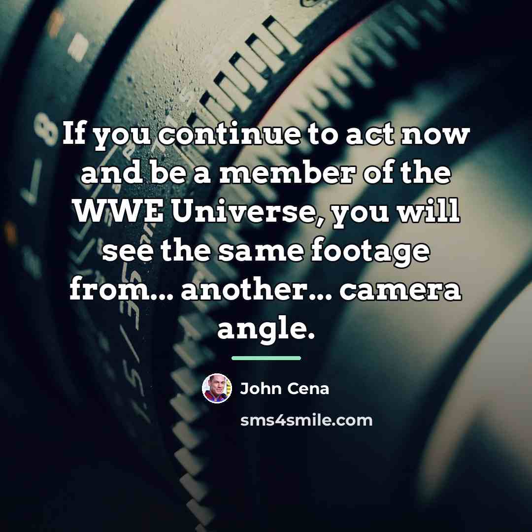 “If you continue to act now and be a member…” quote by John Cena