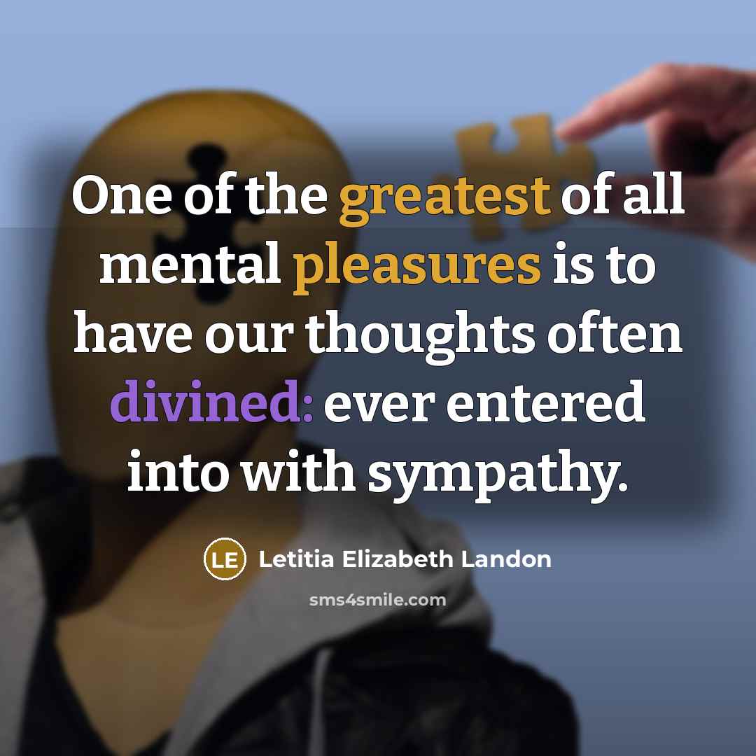 “One of the greatest of all mental pleasures is to…” quote by Letitia Elizabeth Landon