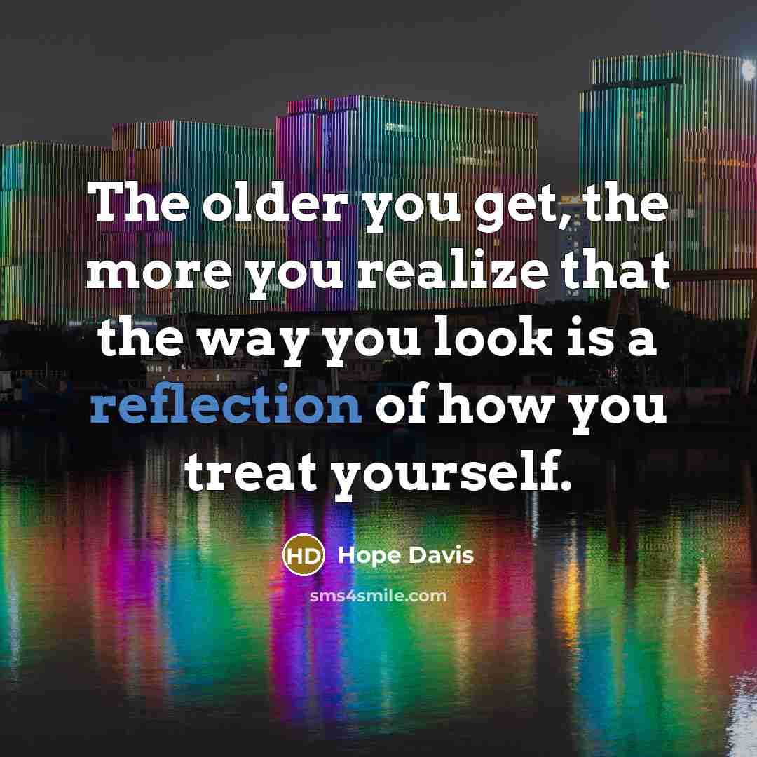 “The older you get, the more you realize that the…” quote by Hope Davis