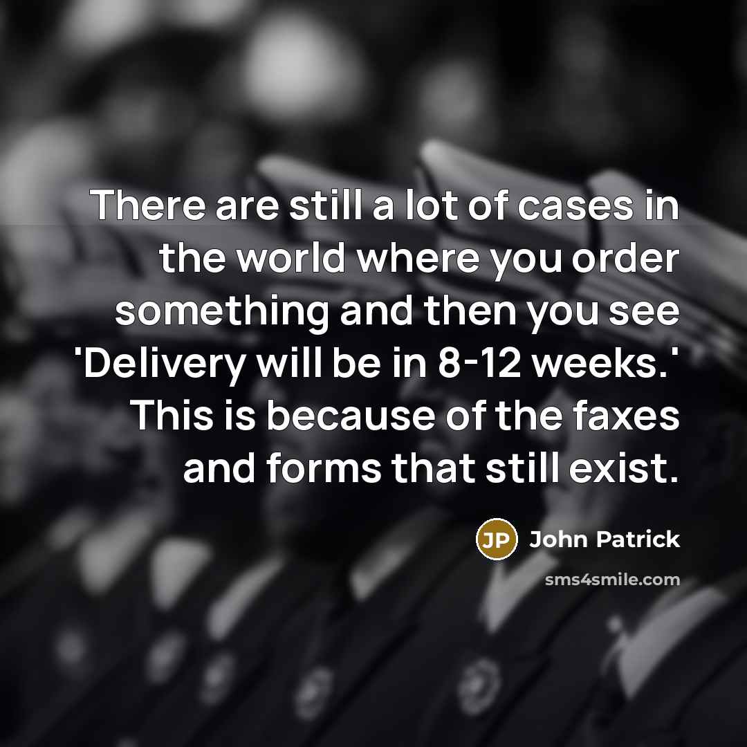 “There are still a lot of cases in the world…” quote by John Patrick