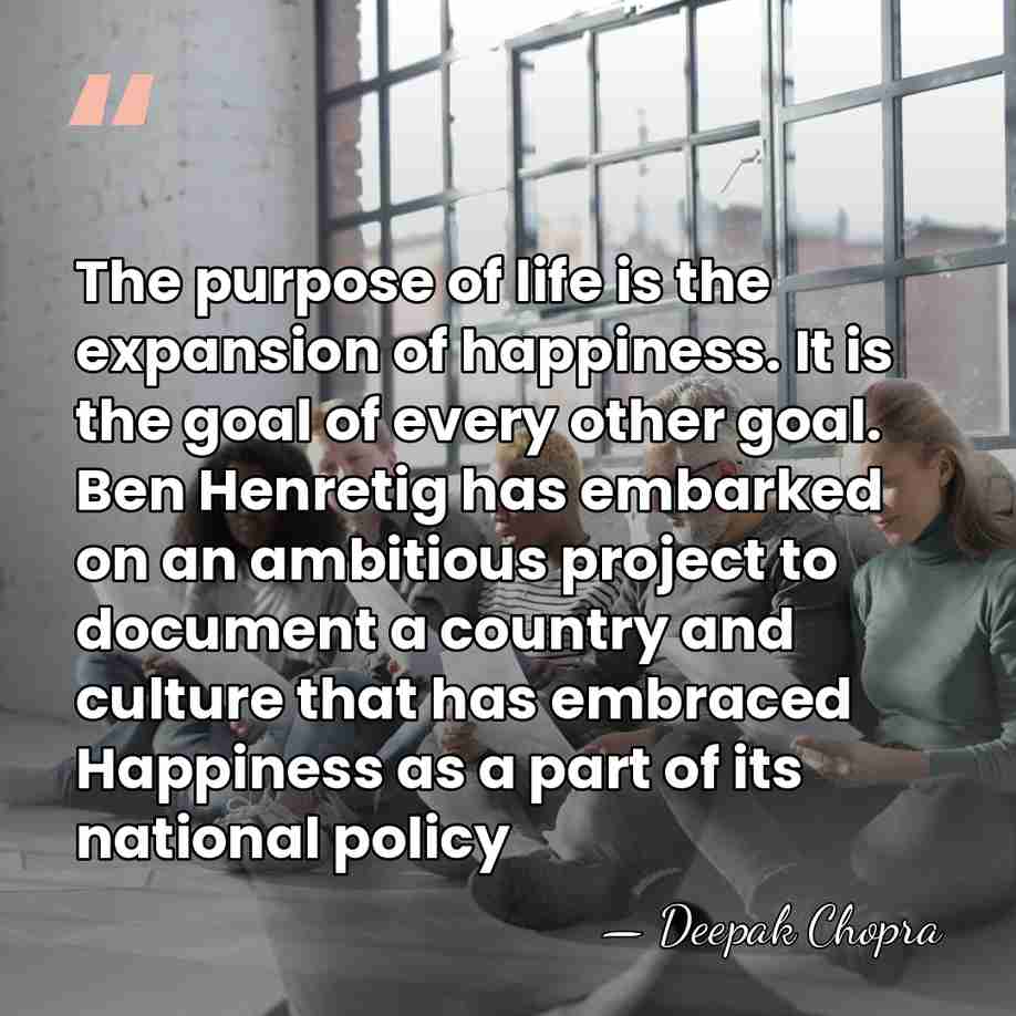 The purpose of life is the expansion of happiness. It is the&hellip; - Deepak Chopra