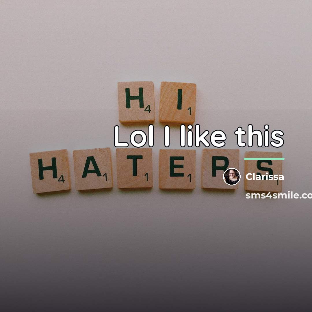 “Lol I like this…” quote by Clarissa