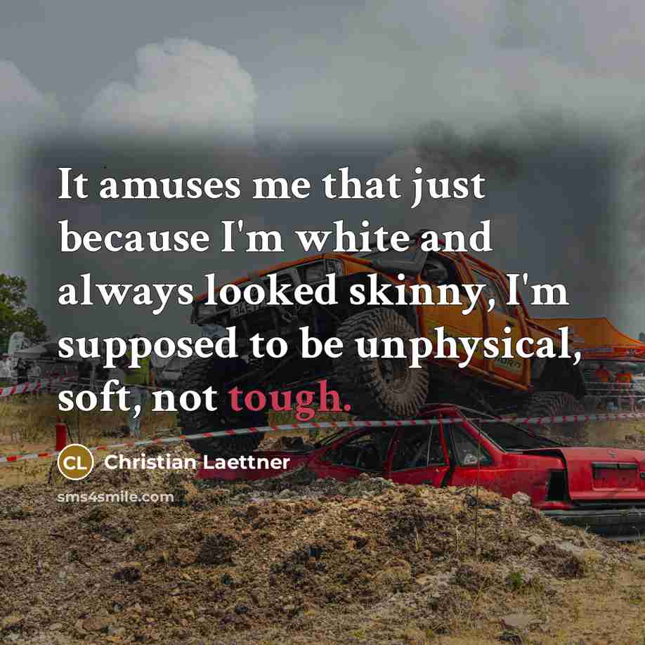 “It amuses me that just because I'm white and always…” quote by Christian Laettner