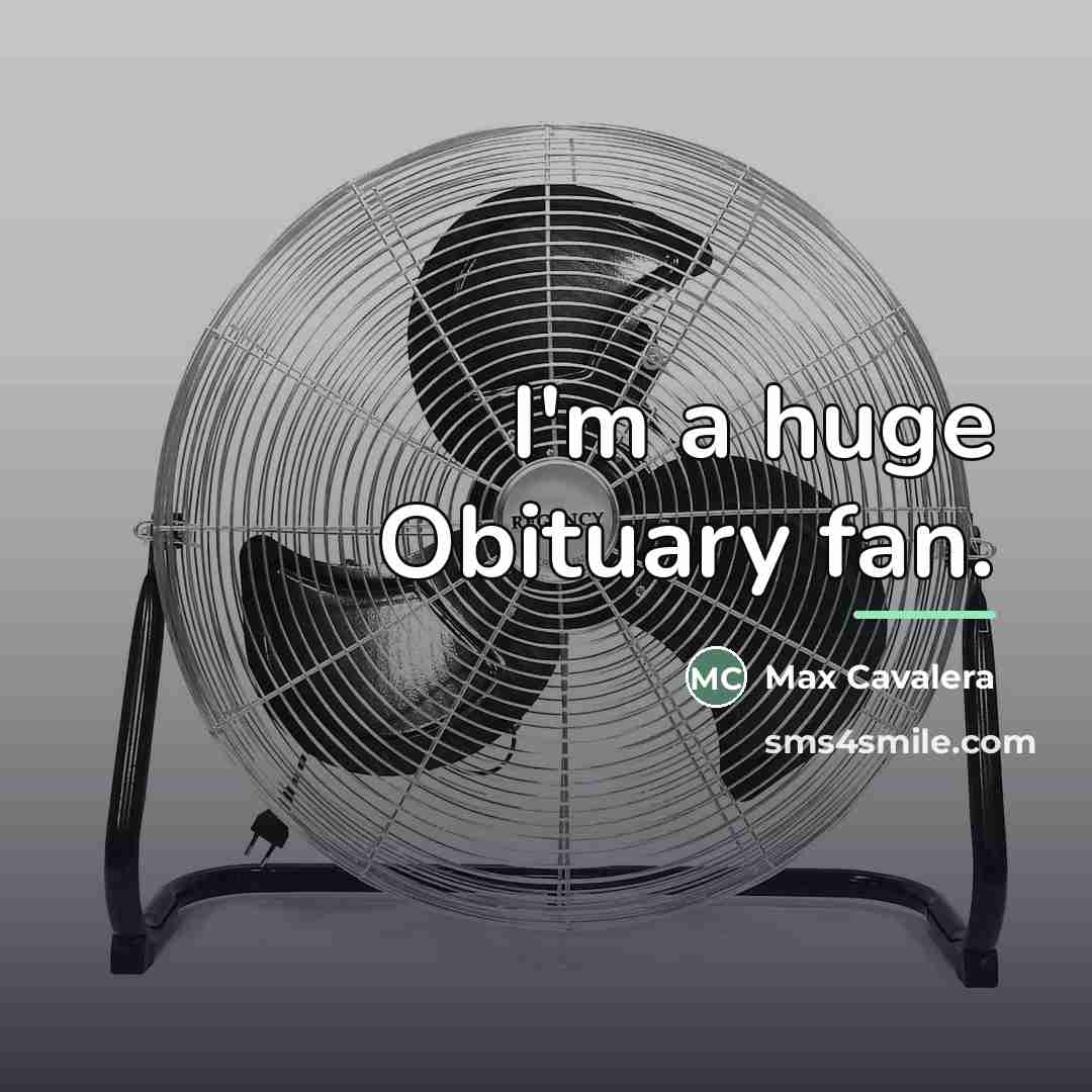 “I'm a huge Obituary fan.…” quote by Max Cavalera