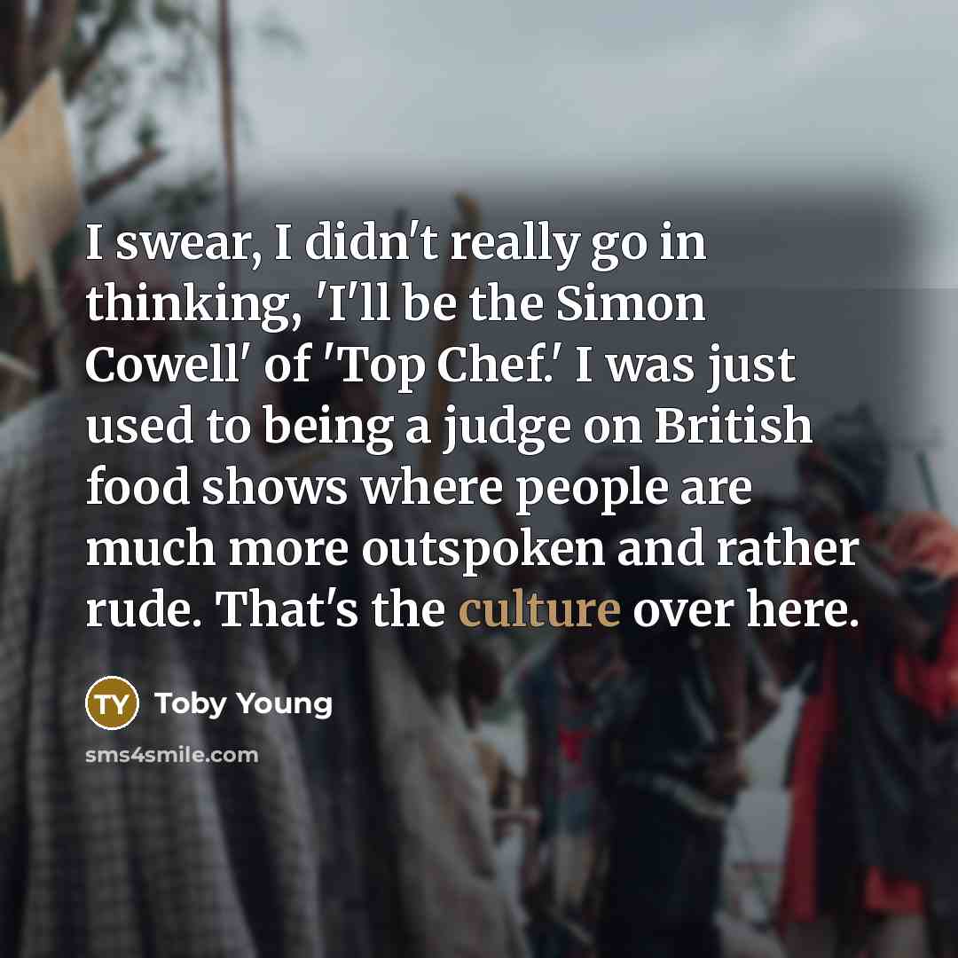 “I swear, I didn't really go in thinking, 'I'll be…” quote by Toby Young