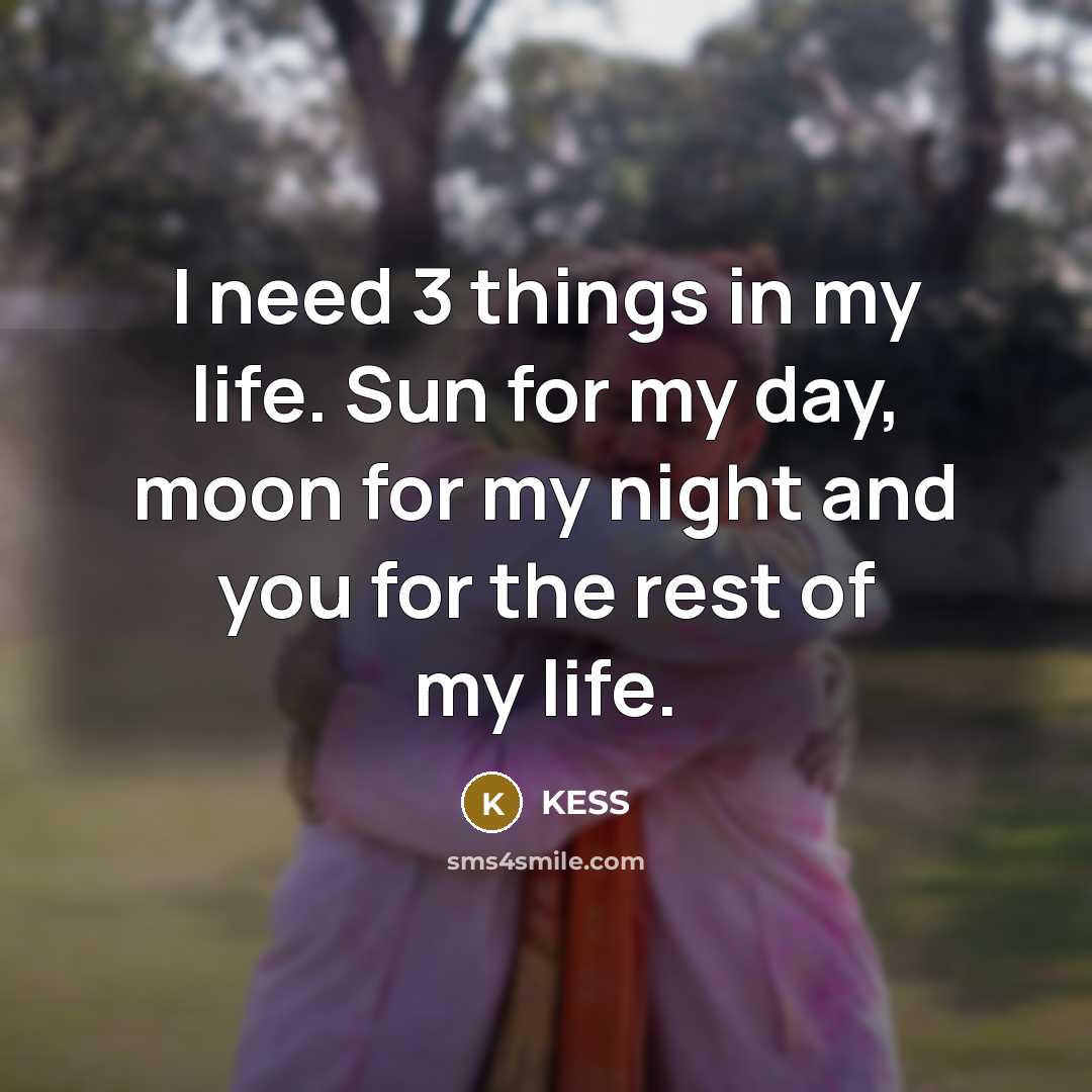 “I need 3 things in my life. Sun for my…” quote by Kess