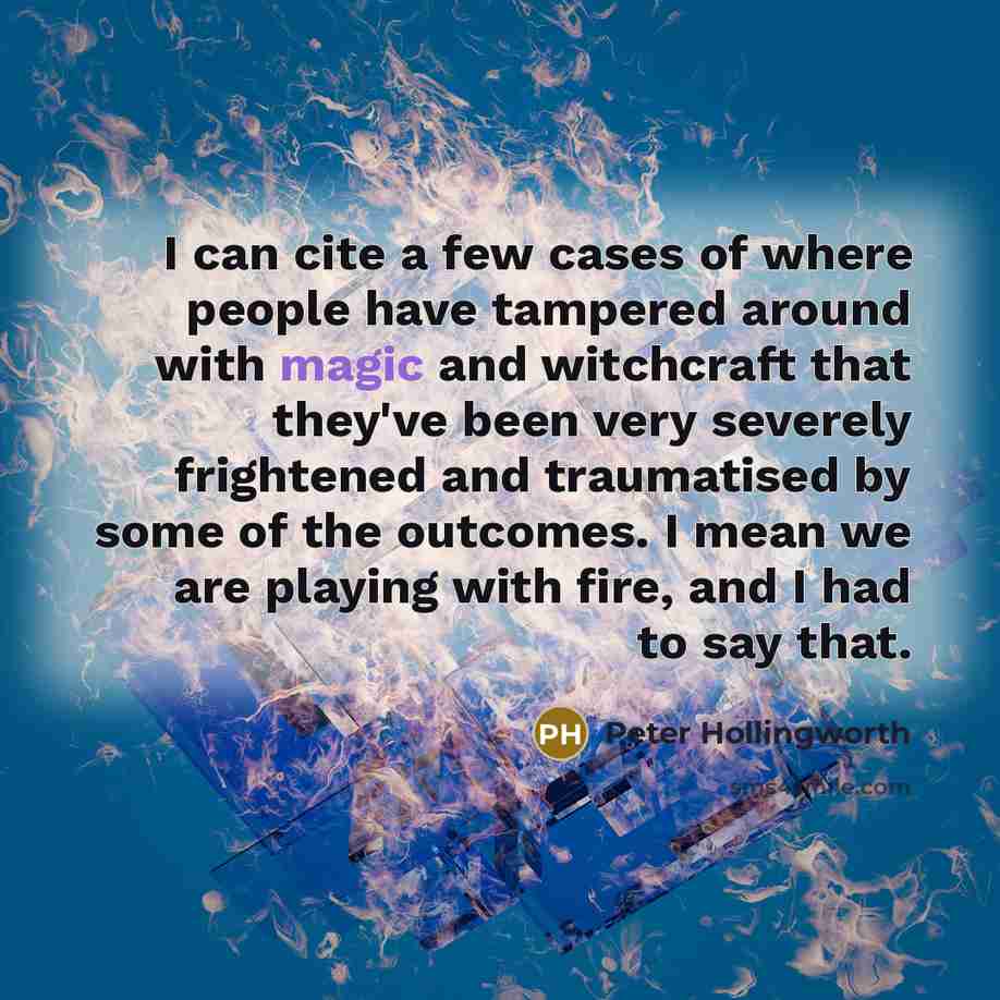 “I can cite a few cases of where people have…” quote by Peter Hollingworth