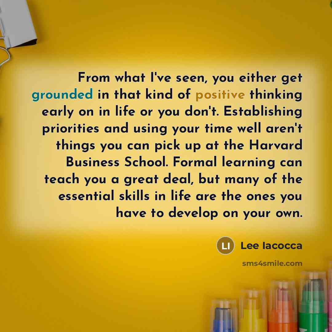 “From what I've seen, you either get grounded in that…” quote by Lee Iacocca