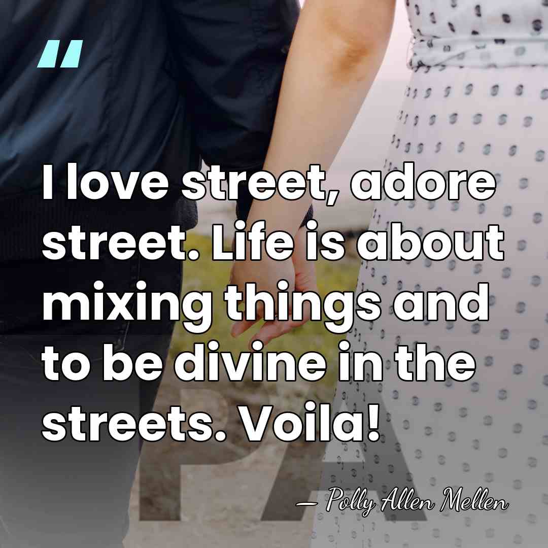 I love street, adore street. Life is about mixing things and to&hellip; - Polly Allen Mellen