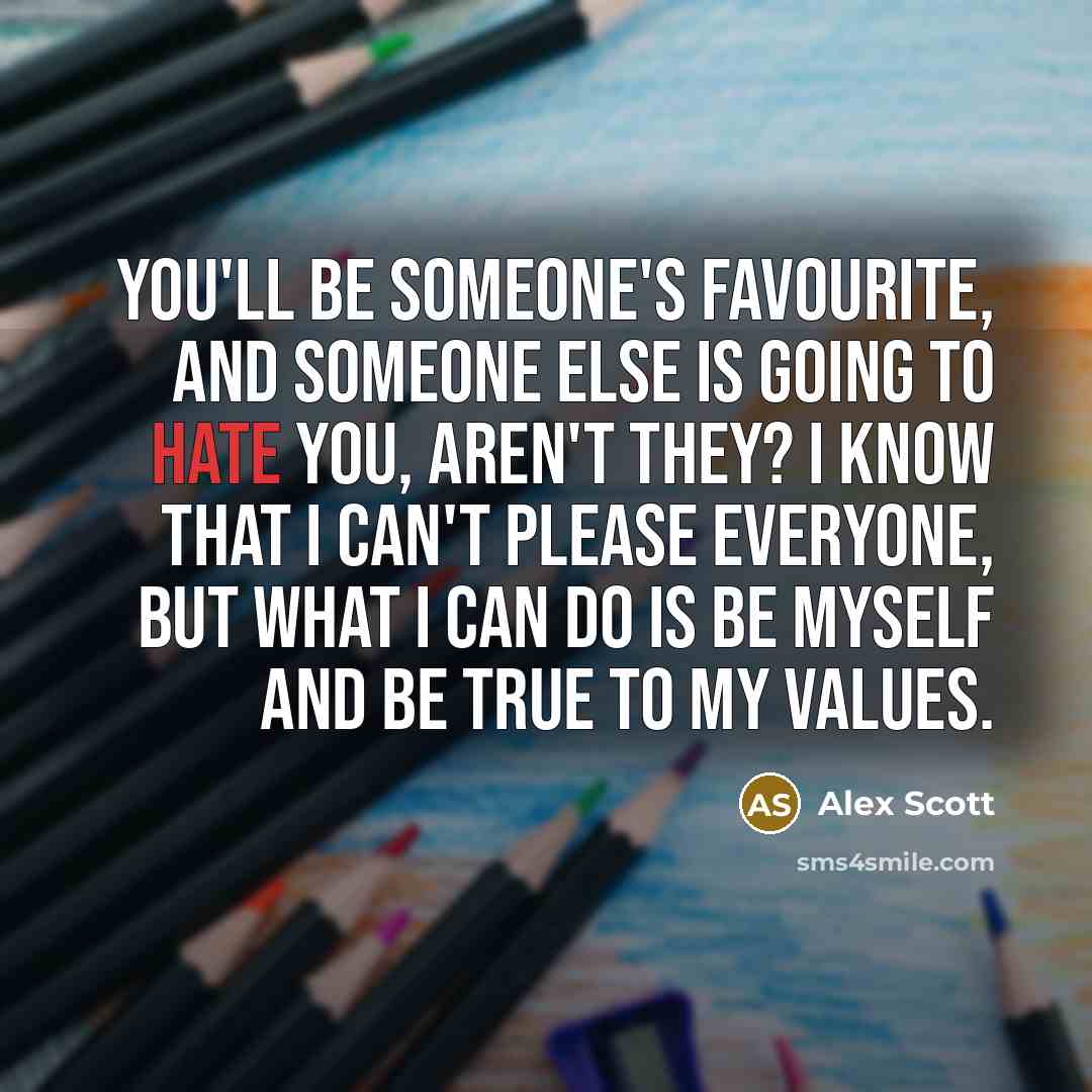 “You'll be someone's favourite, and someone else is going to…” quote by Alex Scott