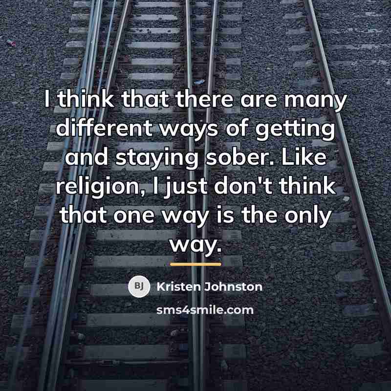 “I think that there are many different ways of getting…” quote by Kristen Johnston